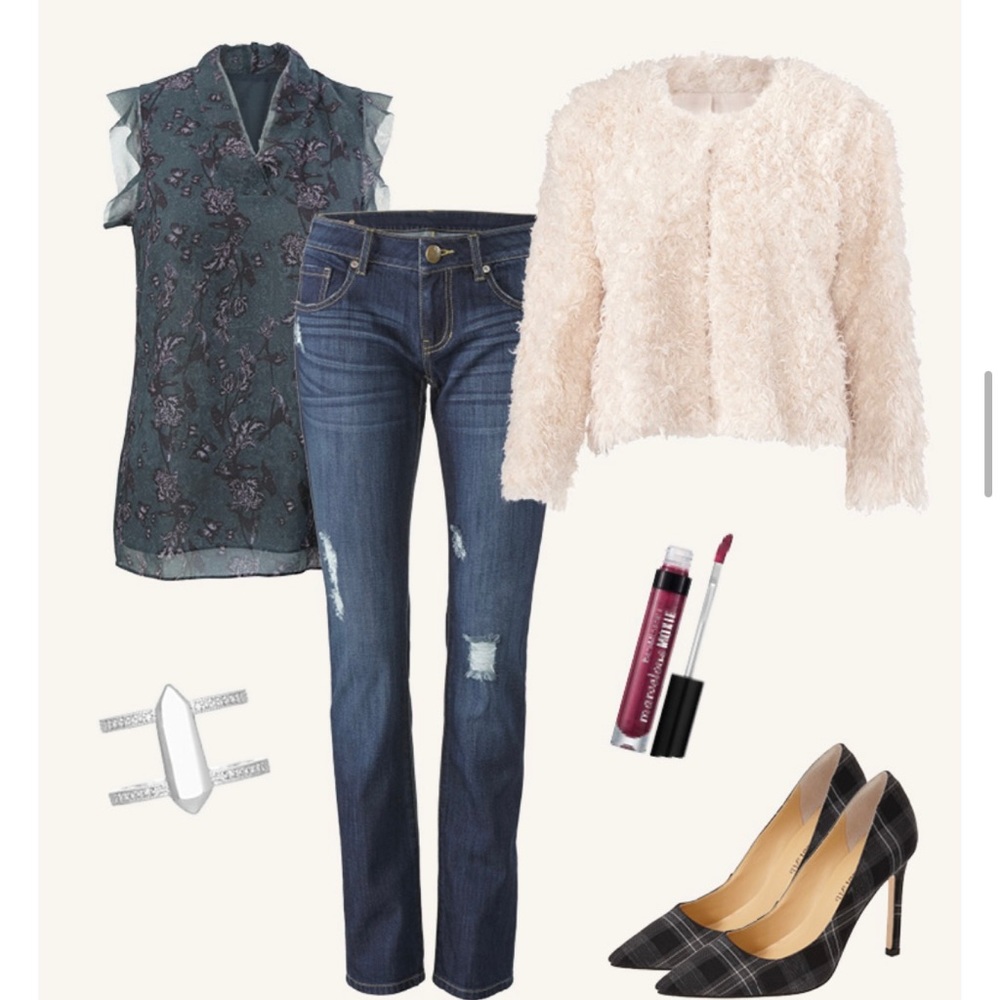 Cabi Evermore Top With Flutter Sleeves. Size Xl, … - image 4